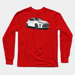 2020 GR Yaris in Glacier White. Long Sleeve T-Shirt